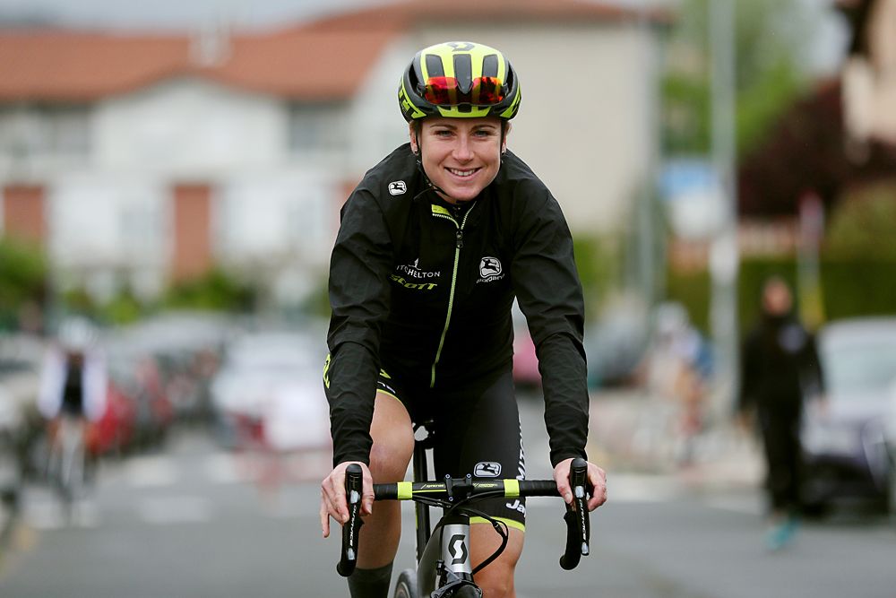 Annemiek van Vleuten (Mitchelton-Scott) racing at Emakumeen Bira