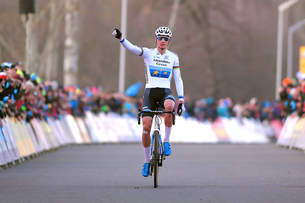 Mathieu Van Der Poel wins round 4 of the UCI Cyclo-cross World Cup in Tabor