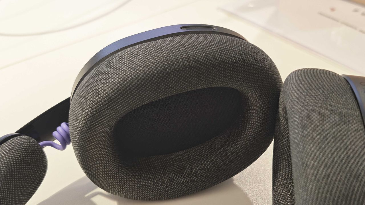 The Logitech G325 Lightspeed on a white table.