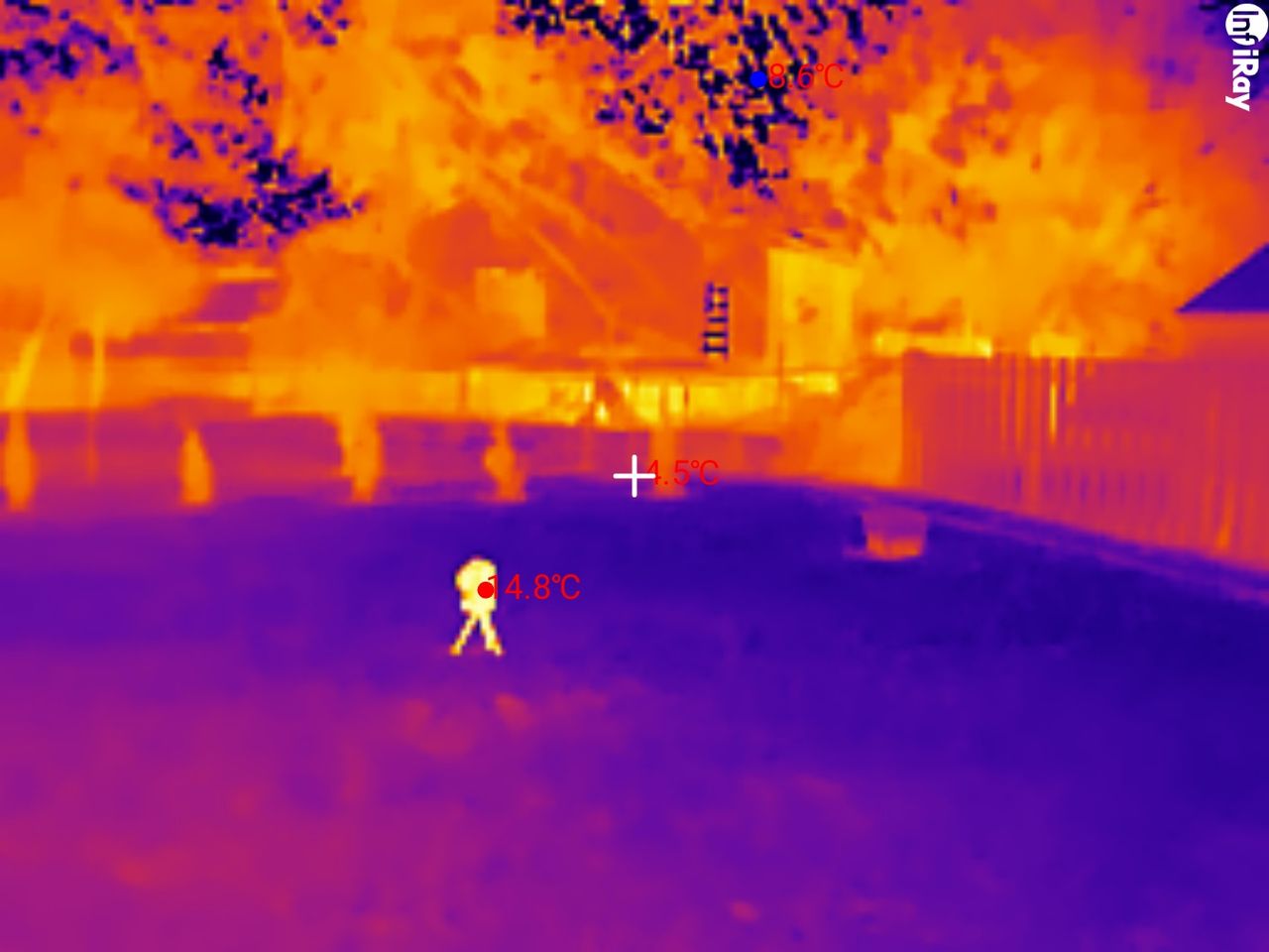 Thermal Master P2 camera sample.