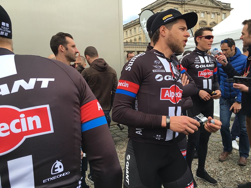 Team Giant-Alpecin at the Paris-Roubaix team presentation