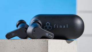 A pair of Final VR3000 Wireless gaming earbuds
