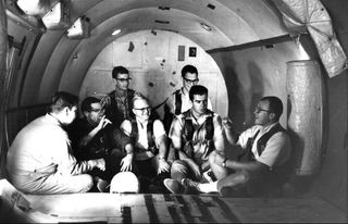 During the late 1950s, NASA recruited 11 men who were born deaf and therefore didn't experience motion sickness to be subjects of experiments aimed at spaceflight.