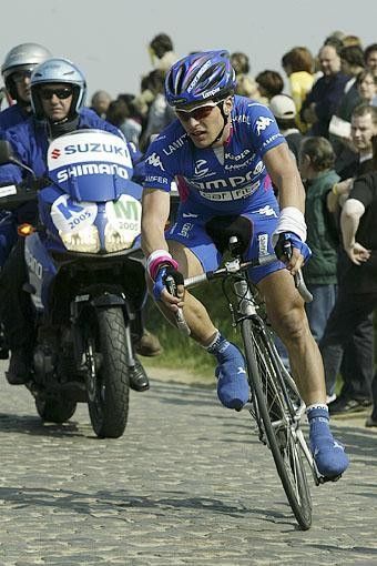 Concentrating on keeping rubber side down