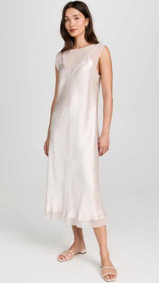 Chiffon Layered Slip Dress