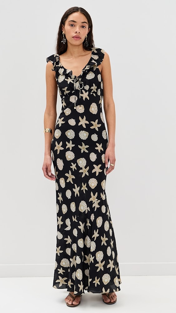 Saylor Gali Seashell Print Dress