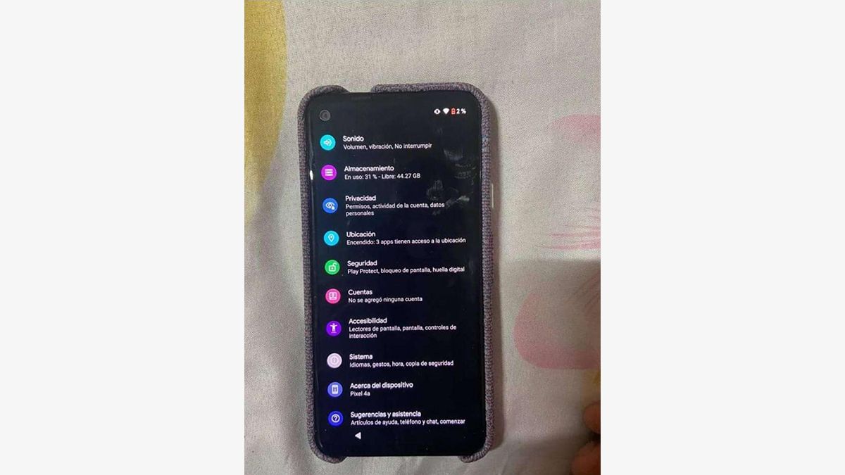 Google Pixel 4a leak
