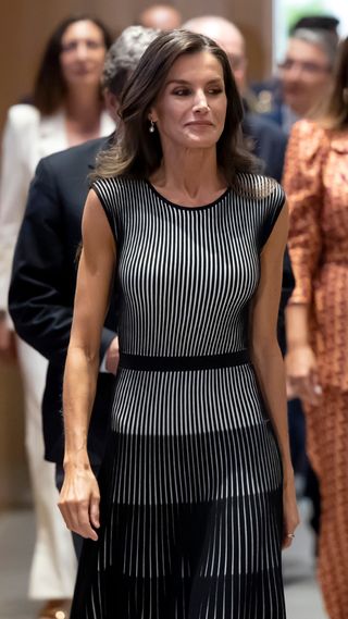 Queen Letizia of Spain attends "2nd International Conference on Human Trafficking"