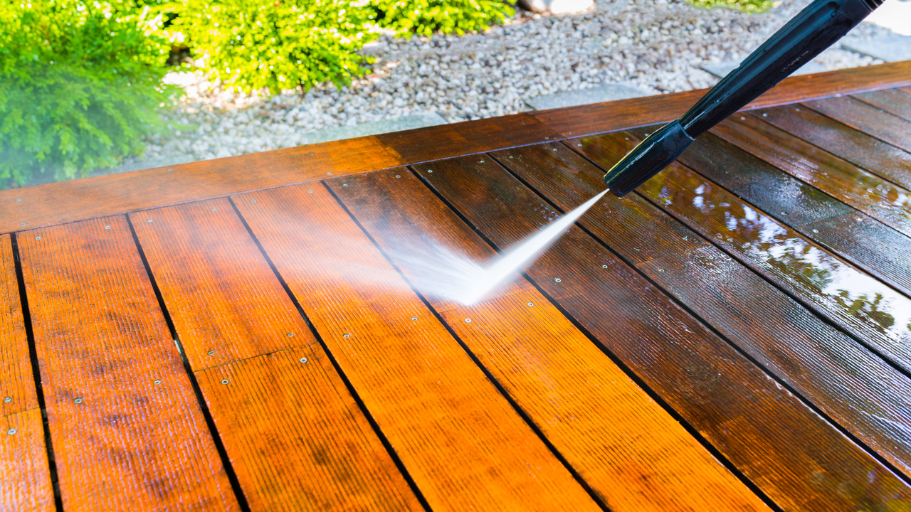 How to clean a patio tips for those with and without a pressure washer