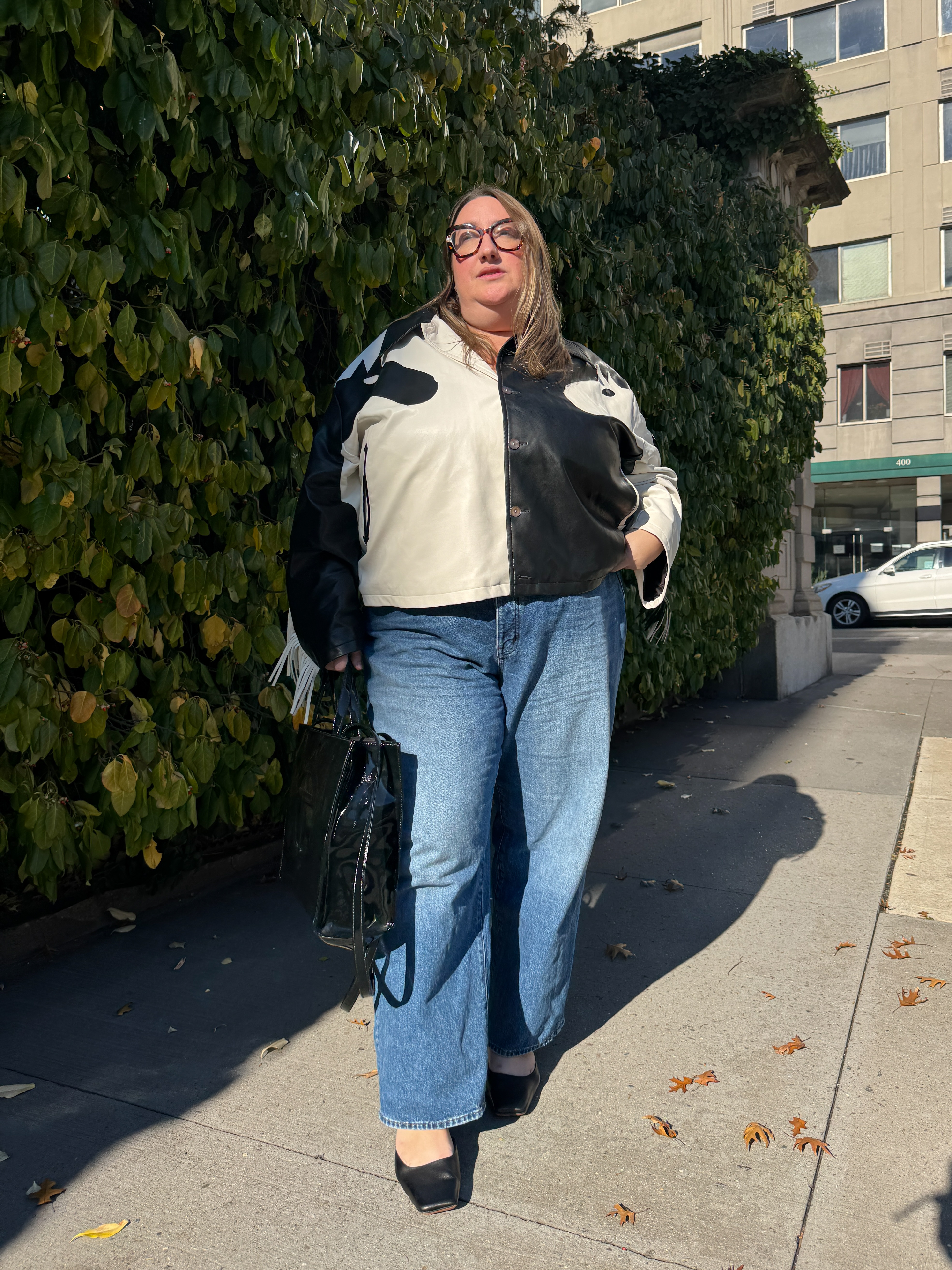 Sarah Chiwaya wearing comfortable shoes