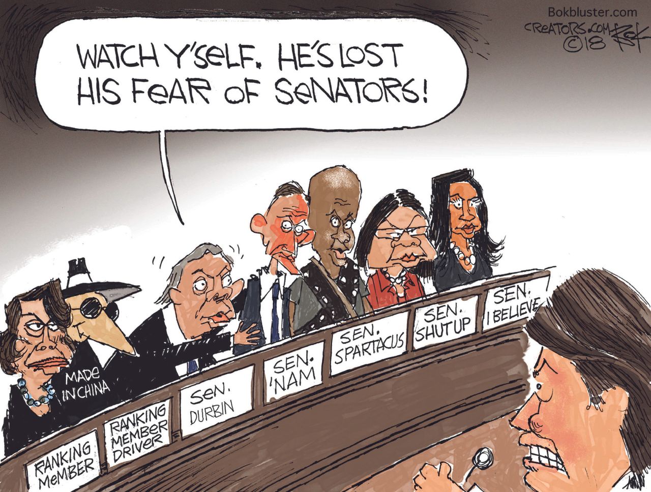 U.S. Brett Kavanaugh hearing senators