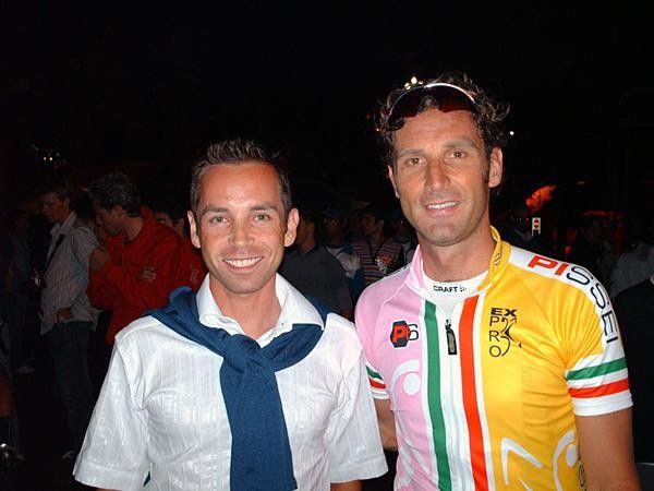 Joe Papp poses with Max Sciandri