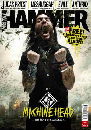 The cover of Metal Hammer issue 222 featuring Machine Head’s Robb Flynn