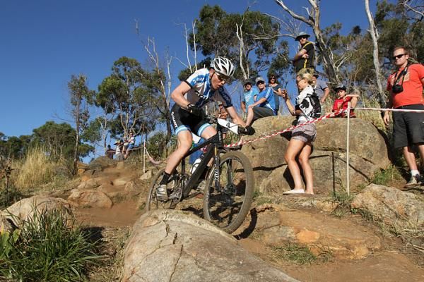 The fastest rider on the Super D course was Josh Carlson, the only rider to go under four minutes