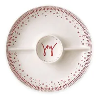ED Ellen DeGeneres Crafted by Royal Doulton Holiday 3-Section Divided Server for $50.99, at Bed Bath &amp; Beyond