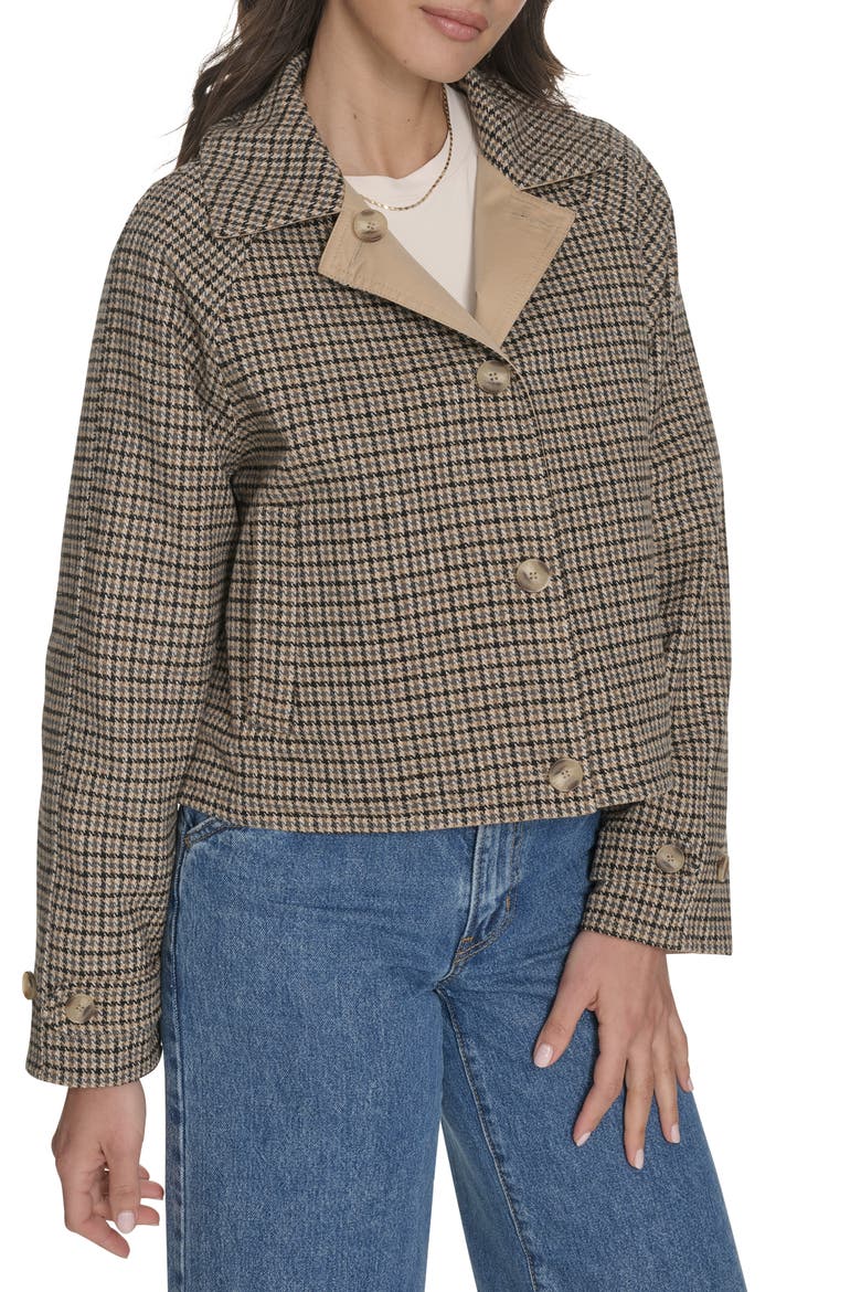 Reversible Crop Trench Jacket