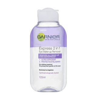 How to curl lashes Garnier Skin Naturals 2-in-1 Eye Make-Up Remover