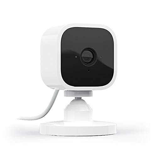 Blink Mini - Compact Indoor Plug-In Smart Security Camera, 1080p Hd Video, Night Vision, Motion Detection, Two-Way Audio, Easy Set Up, Works With Alexa – 1 Camera (white)