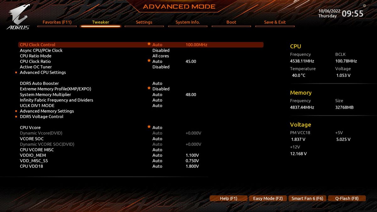 Gigabyte X670E Aorus Master