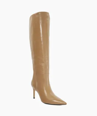 Dune, Serve Leather Pull On Knee High Boots