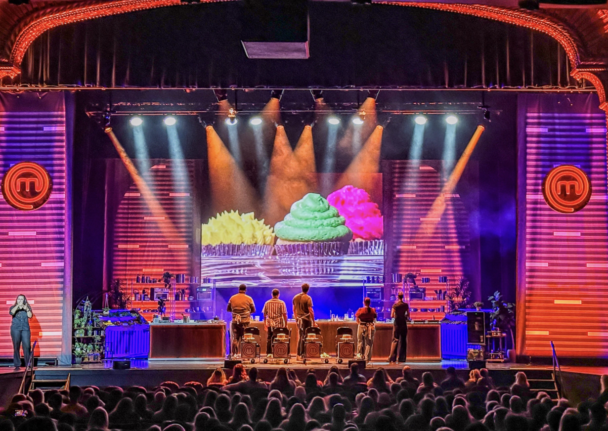 Green Hippo’s Hippotizer Media Servers fired up a central role in the U.S. touring production of MasterChef Live.