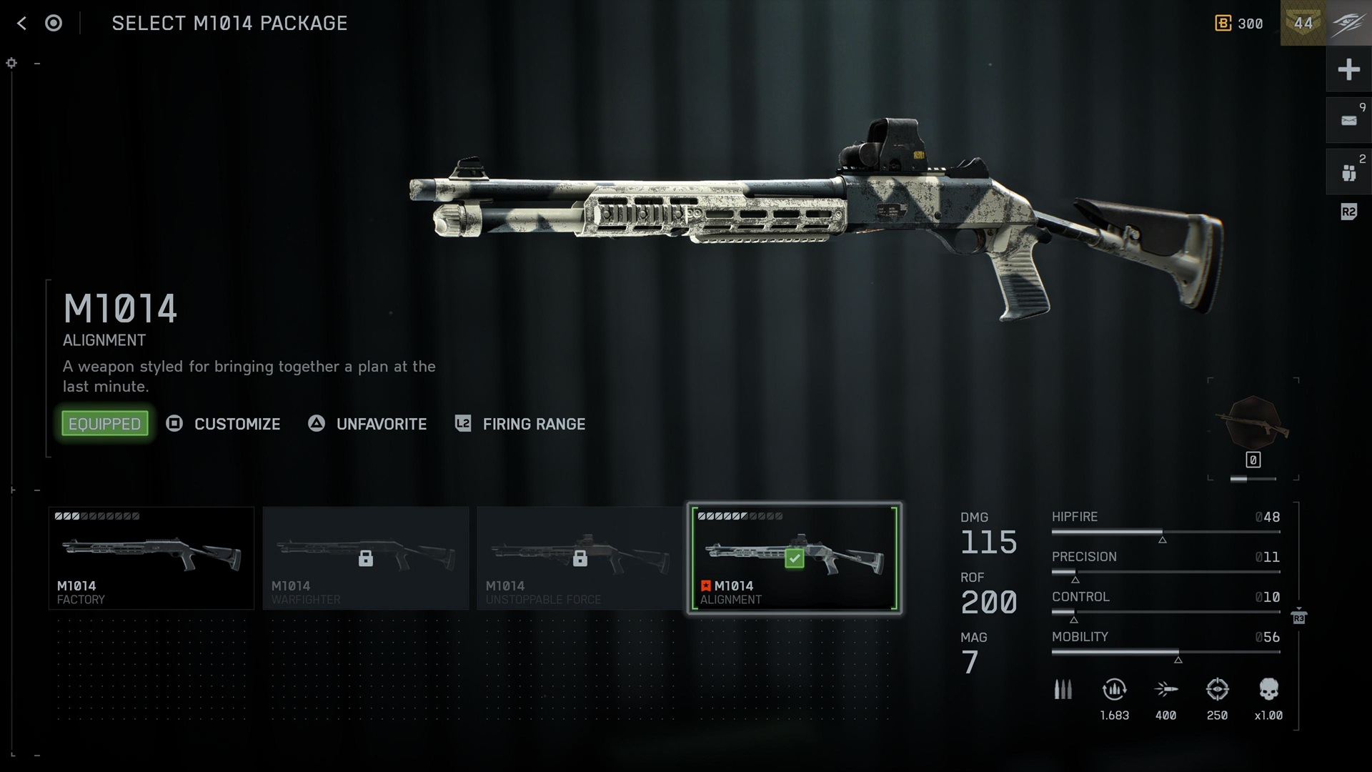 A shotgun is favorited in the Battlefield Redsec loadout