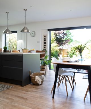 Open-plan kitchen created without extending