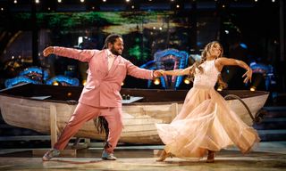 Jowita Przystal and Hamza Yassin perform on Strictly Come Dancing 2022
