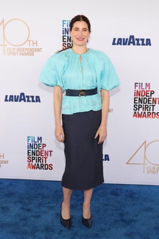 Kathryn Hahn attends the 2025 Film Independent Spirit Awards