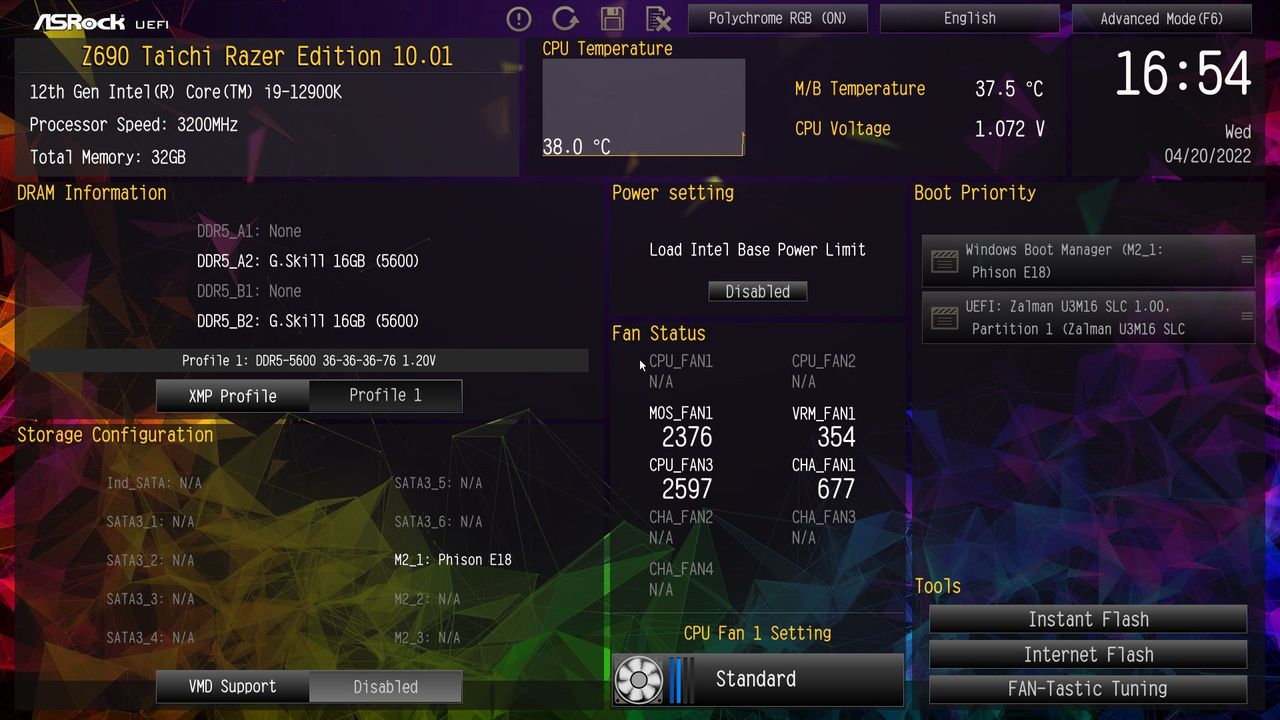 ASRock Z690 Taichi Razer Edition