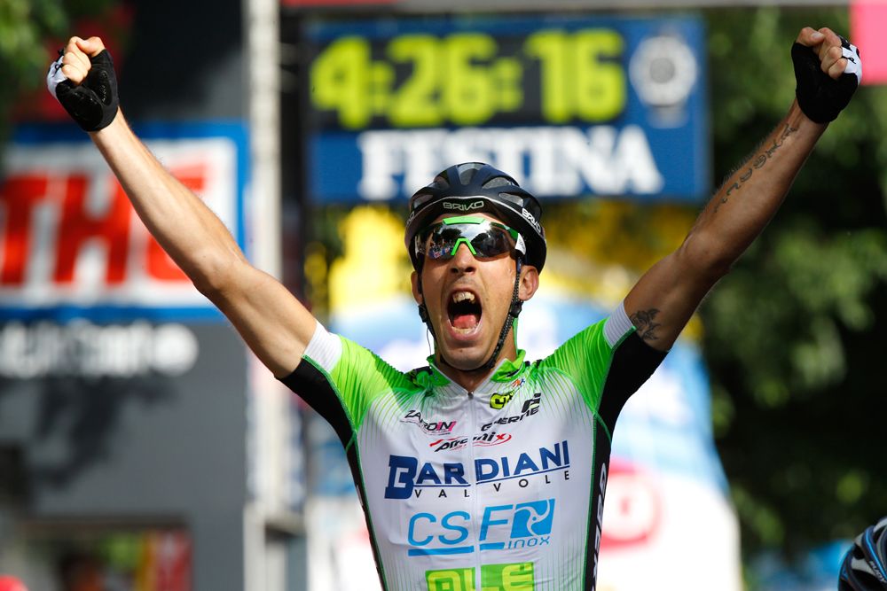 Nicola Boem (Bardiani CSF) wins stage 10 of the Giro d'Italia