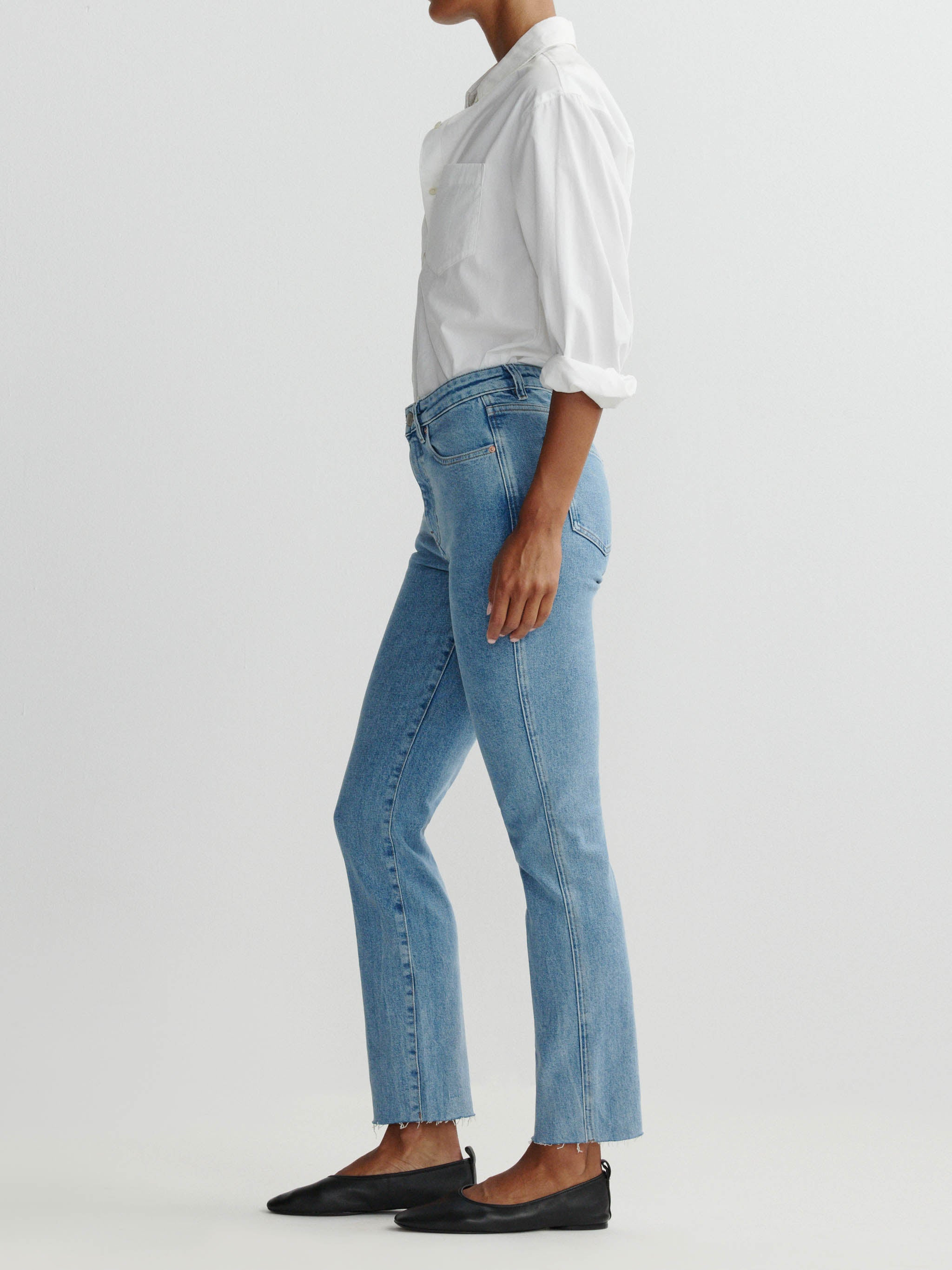 Kristy Cigarette High Rise 29" Jeans | Adriatic Sea - 23 / Adriatic Sea