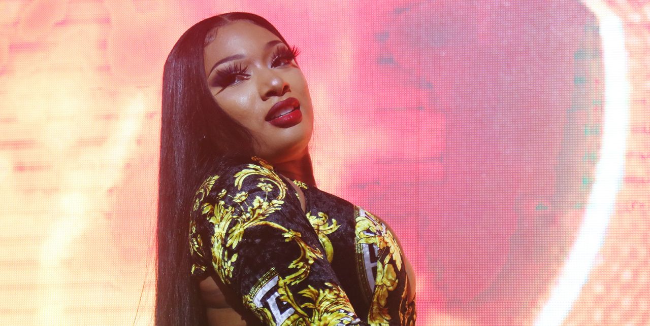 Megan Thee Stallion performs onstage at the 2020 MAXIM Big Game Experience