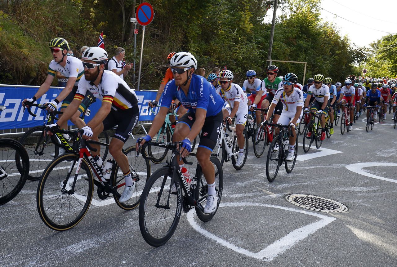 Matteo Trentin (Italy) in the peloton