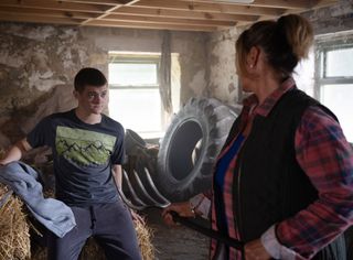 Moira confronts Dylan