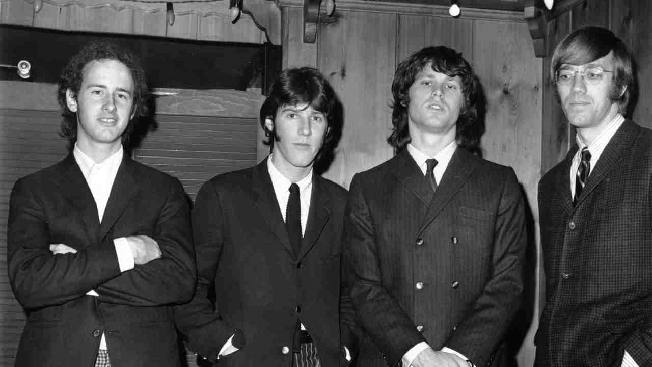 The Doors posing for a photograph in 1966