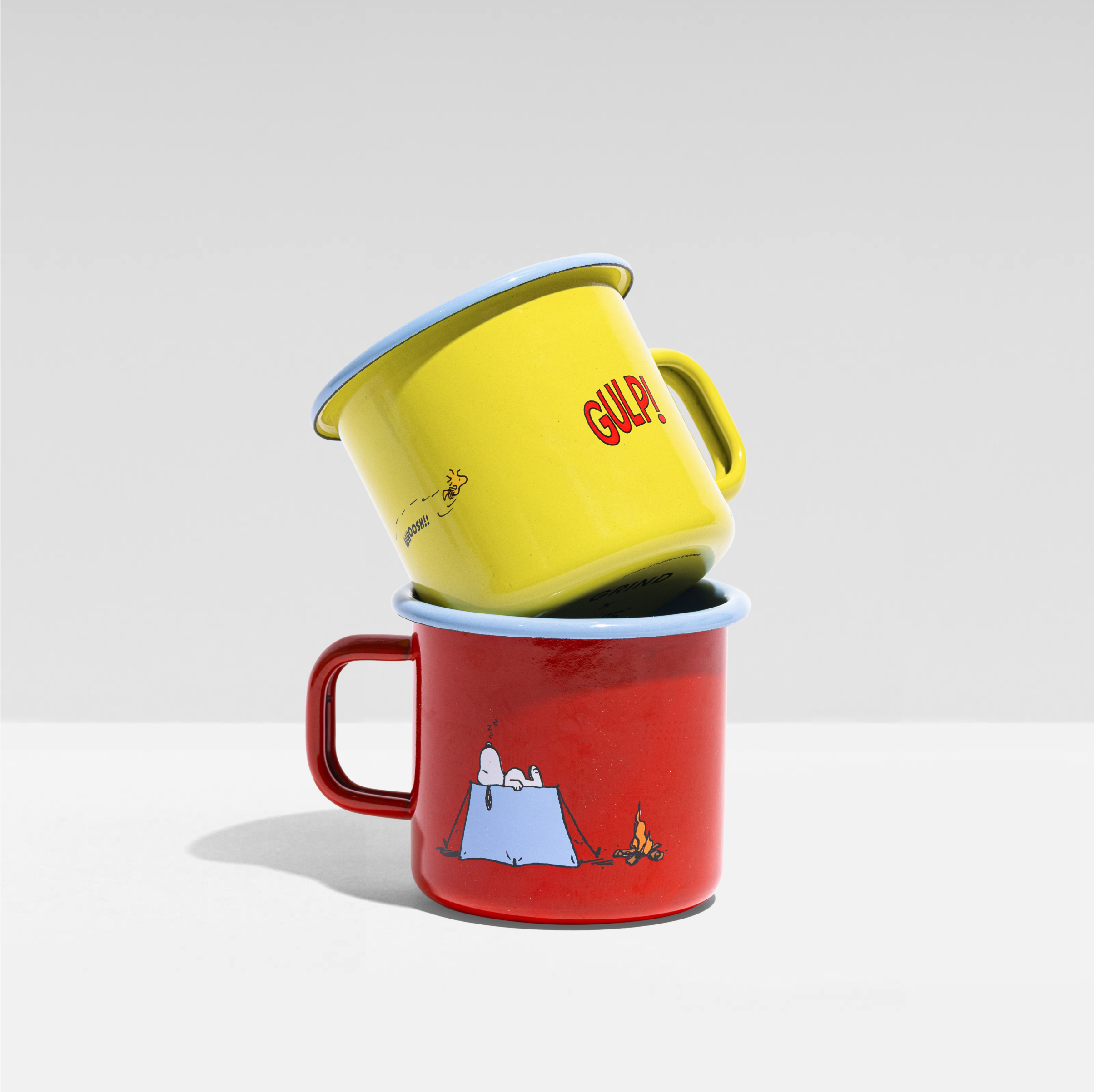 Grind X Peanuts Enamel Mug Set