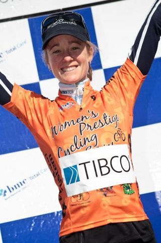 Errine Willock (TIBCO) takes the overall jersey for the Womens Prestige Series.
