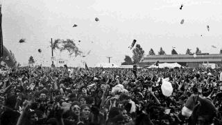 The crowd at the Monsters Of Rock festival
