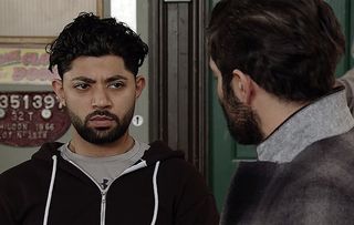 Imran tries to help when a troubled Zeedan sees Kate and Rana arm in arm