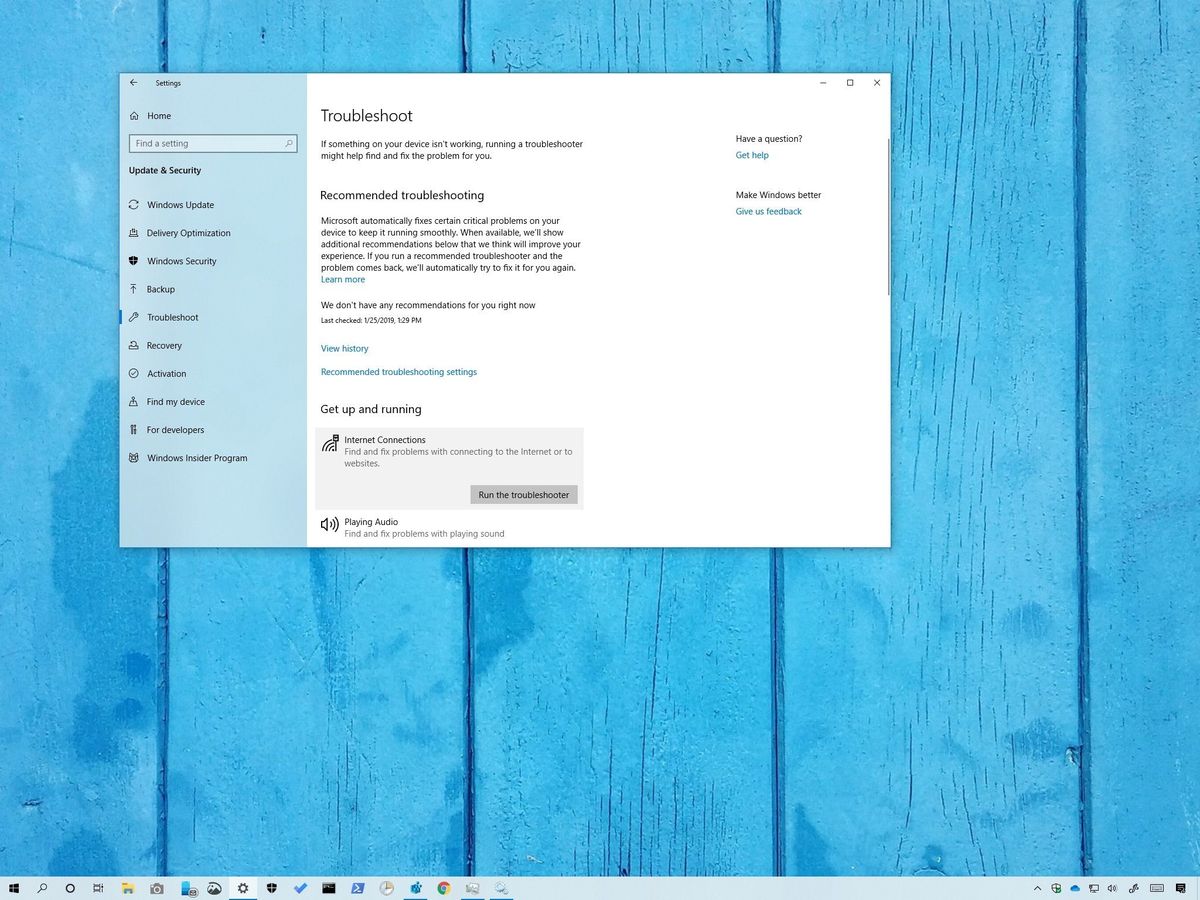 How To Use Recommended Troubleshooting On Windows 10 May 2019 Update ...