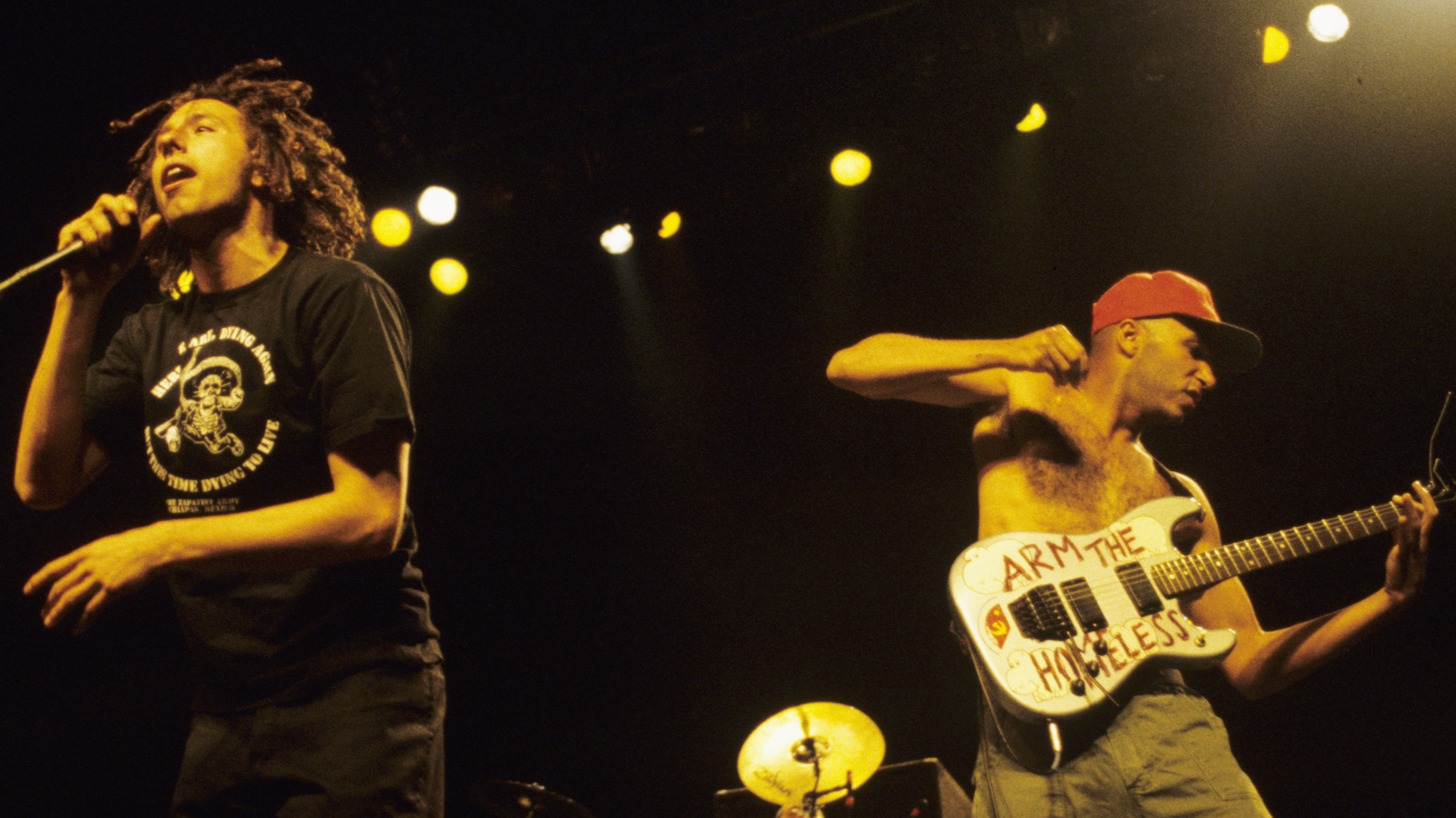 Rage Against the Machine perform in support of the bands&#039; Evil Empire release at San Jose State Event Center on September 3, 1996