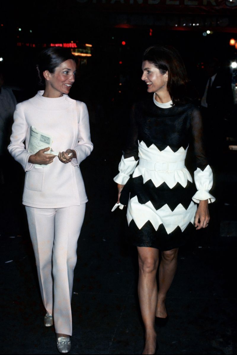 Lee Radziwill and Jackie Onassis