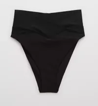 Aerie Crossover High Cut Cheeky Bikini Bottom | $29.95