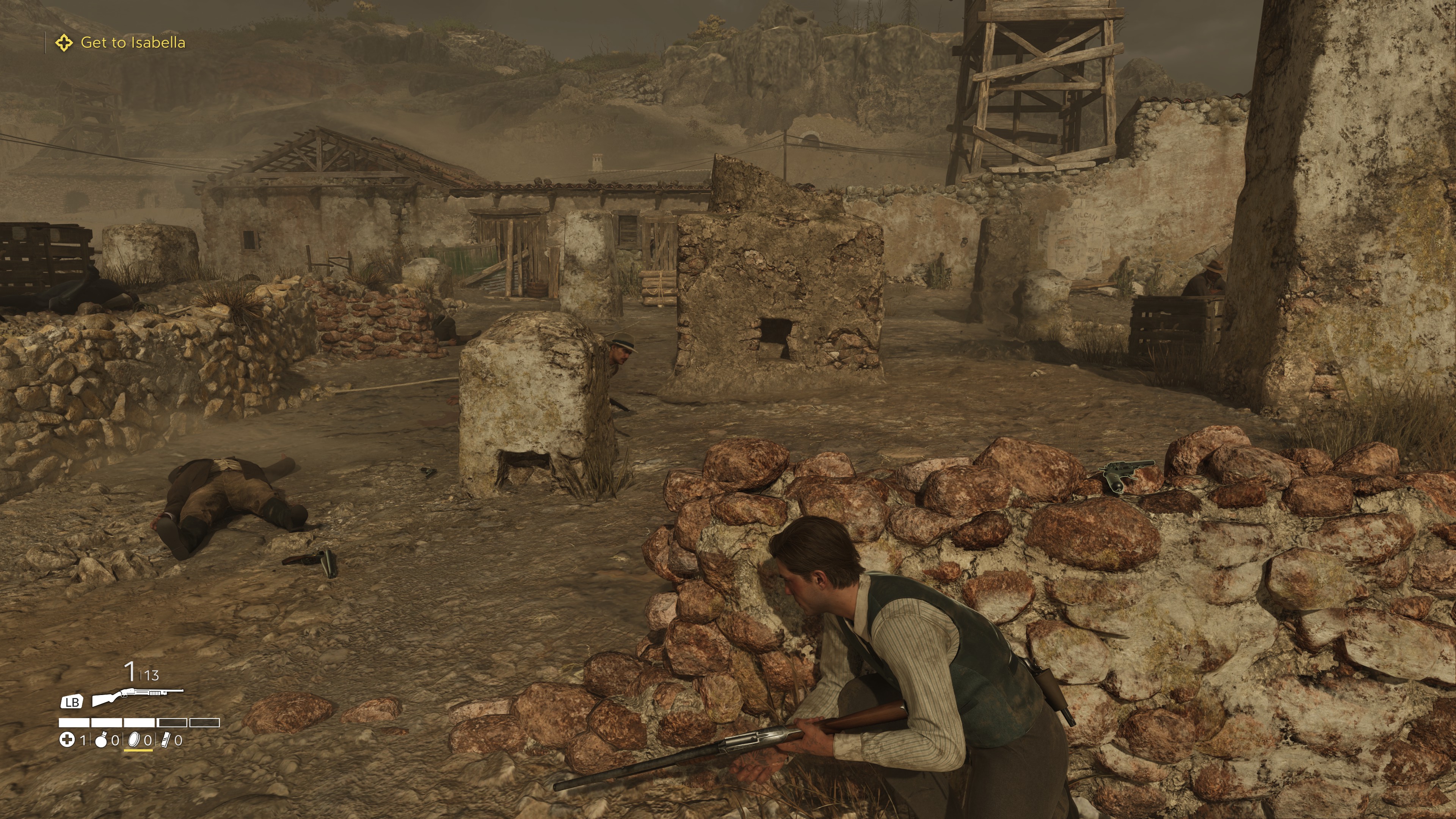 A firefight.