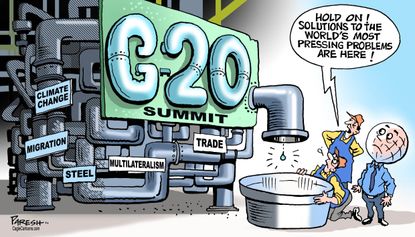 World G20 Summit Buenos Aires climate change migration trade pressing problems