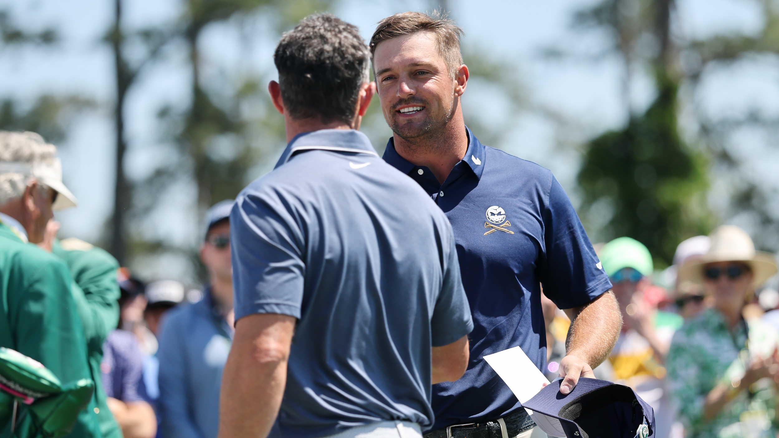 Rory McIlroy and Bryson DeChambeau at The Masters