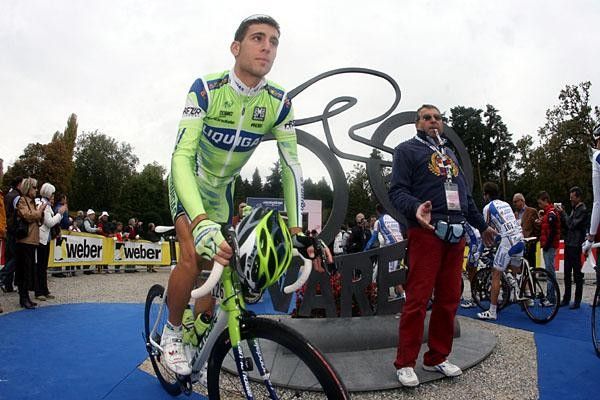 Vincenzo Nibali (Liquigas) before the start