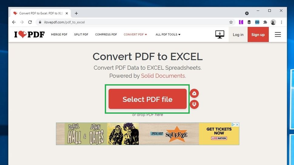 How to convert a PDF to Excel | Tom's Guide
