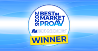 AV Technology Pro AV Best in Market Award Winners 2026